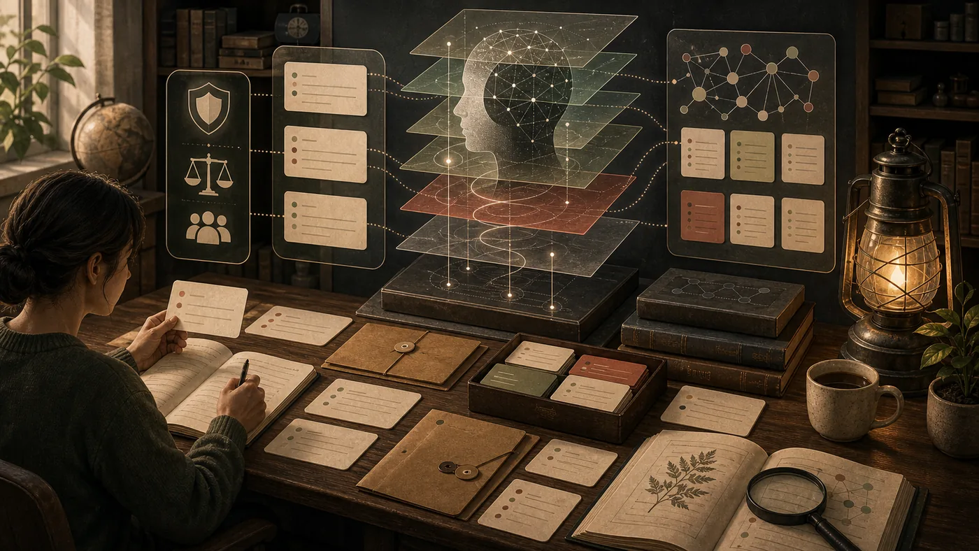 Illustration zu Anthropic: Sicherheitsorientierte KI-Arbeit mit Kontrollpfaden und Wissenskarten