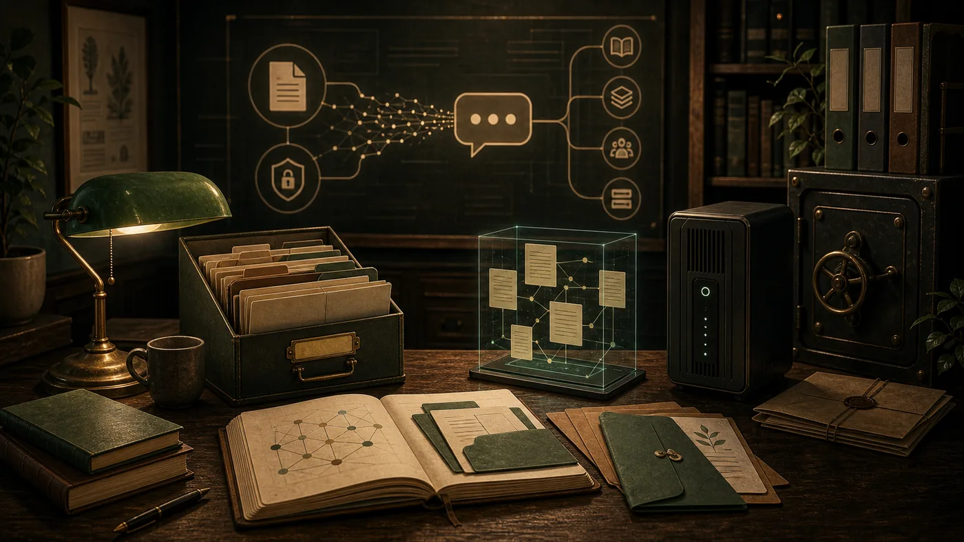 Illustration zu AnythingLLM: Lokaler Wissensassistent mit Dokumentenarchiv und Chat-Verbindungen