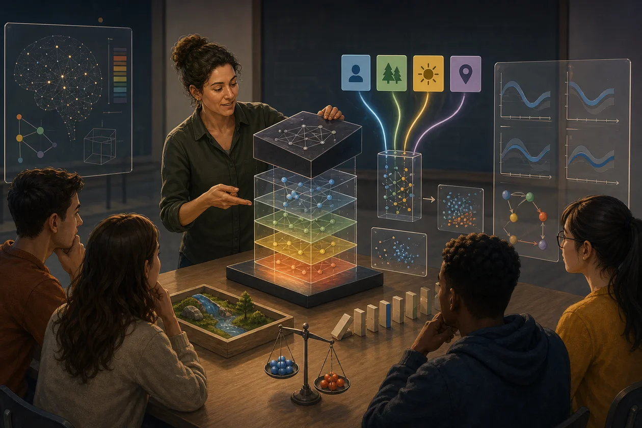 Illustration for ELI5: ML explainer breaks a model into transparent feature layers