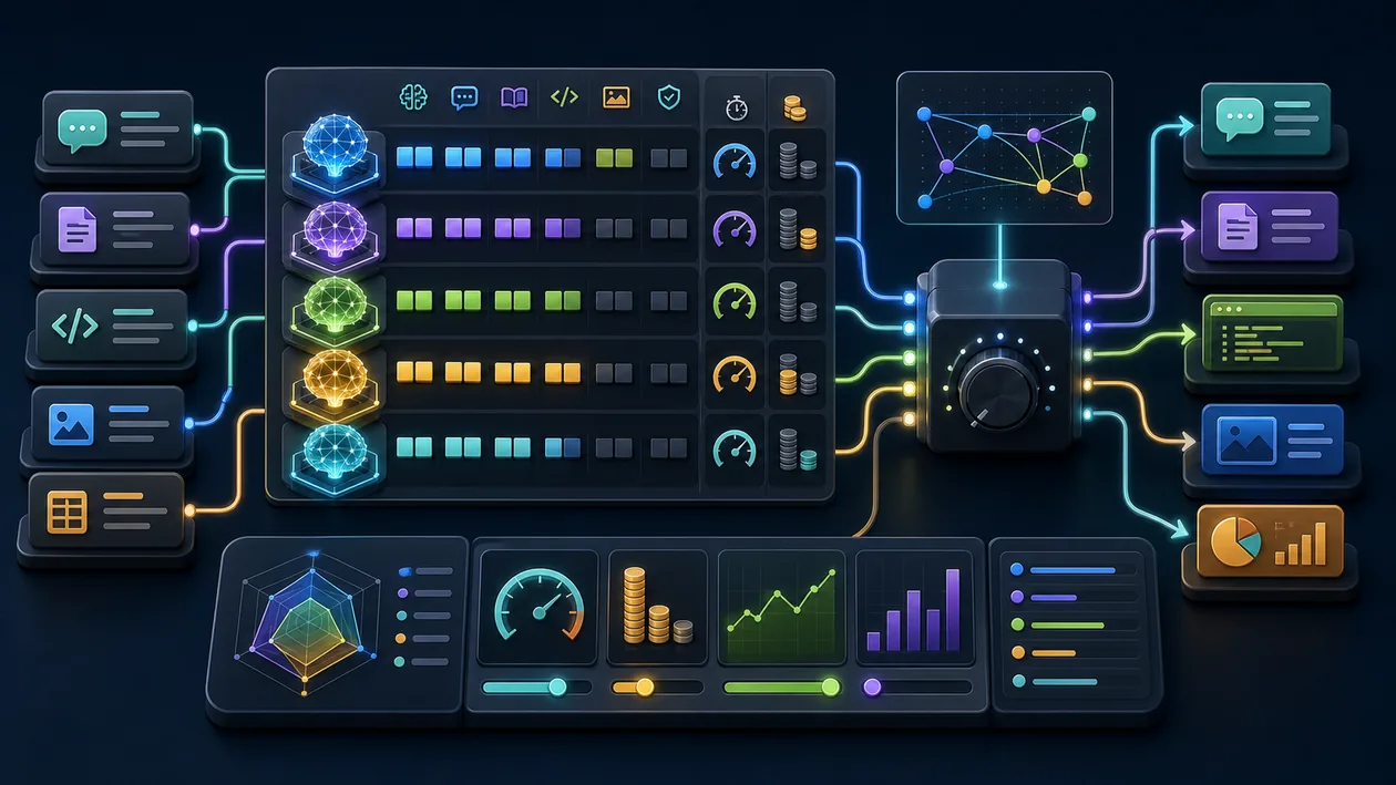 Illustration zu OpenAI GPT-Modelle: Modellvarianten werden nach Faehigkeit, Kosten und Aufgabe geroutet