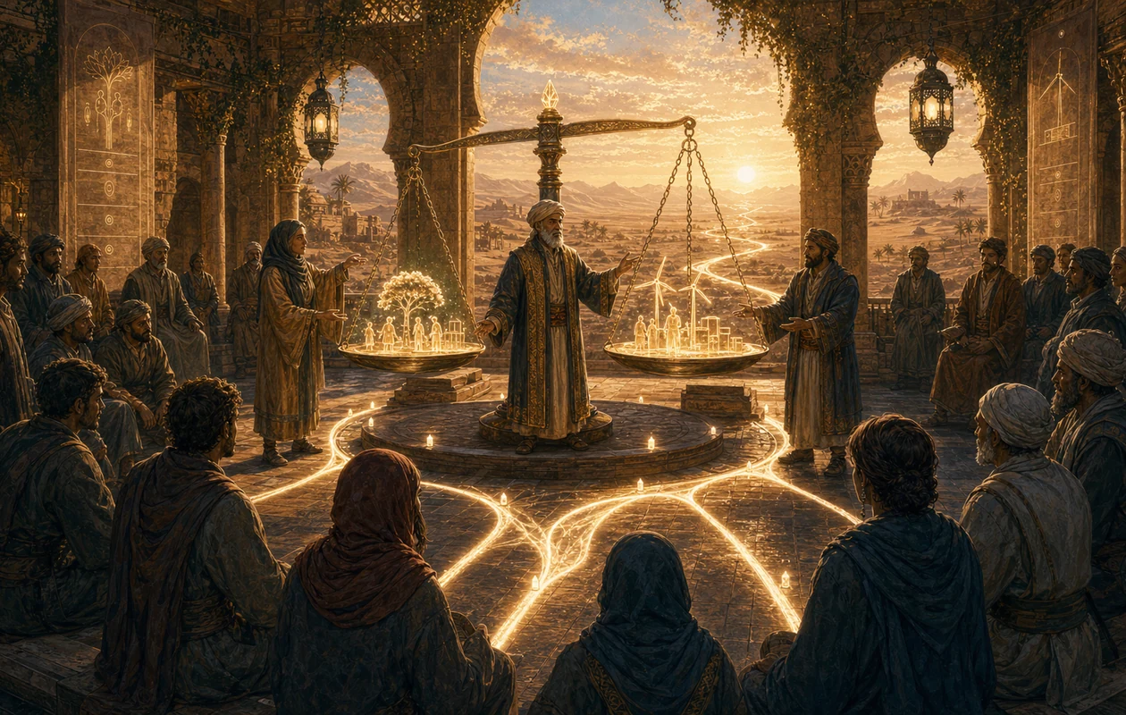 Illustration for Solomon: learning map hall with assistance paths