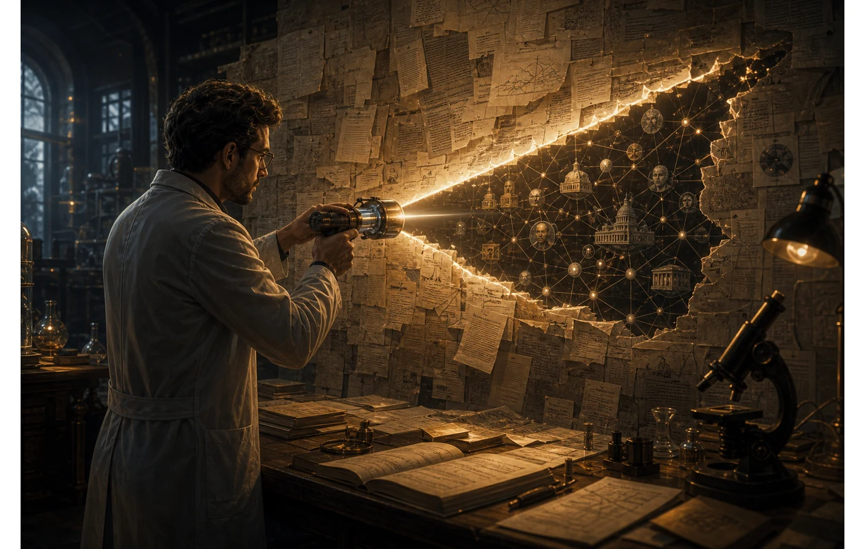 Illustration for tresorit: Courier protecting a confidential package
