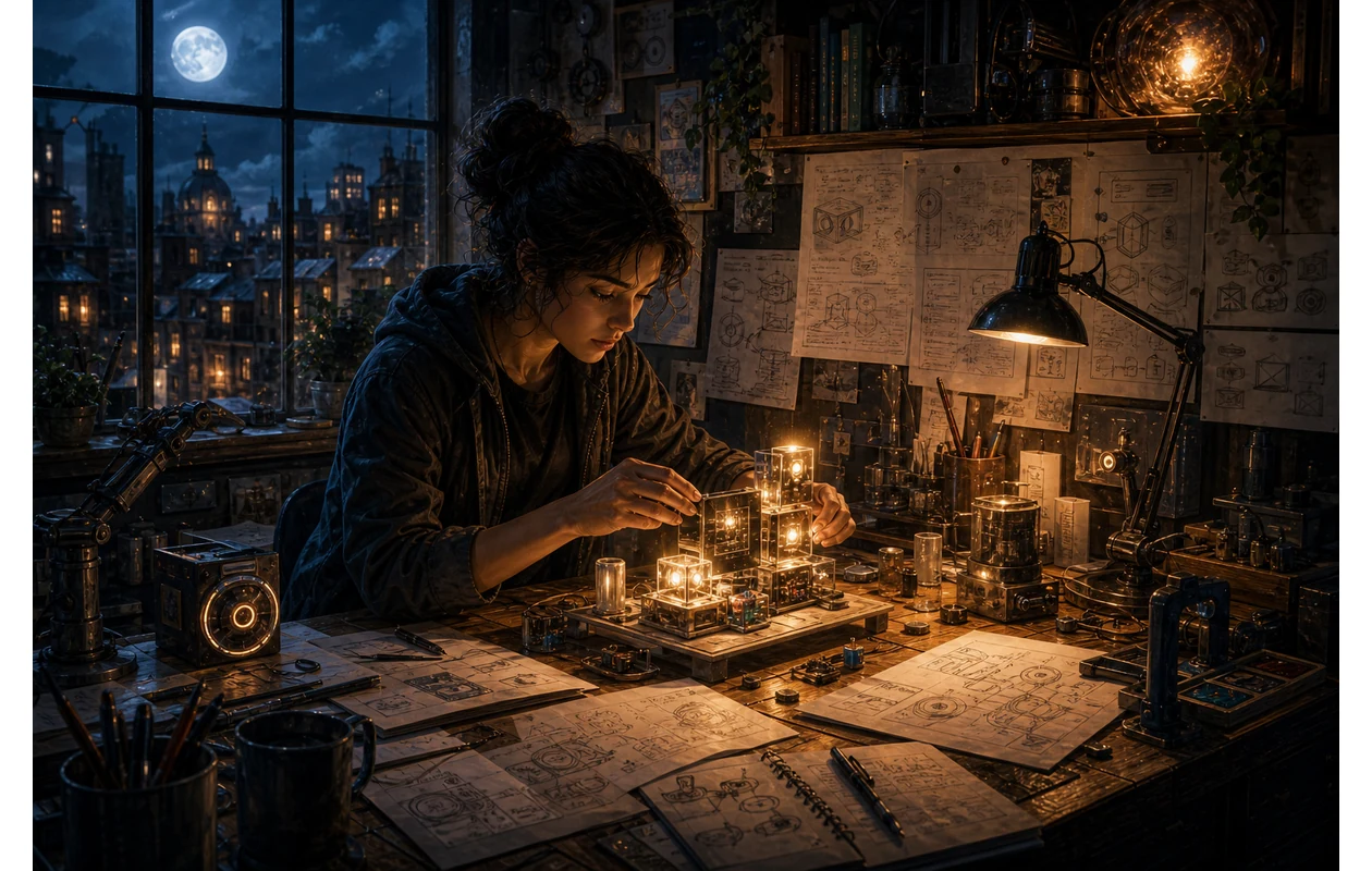 Illustration for vivacut: Filmmaker cutting an action sequence on the move