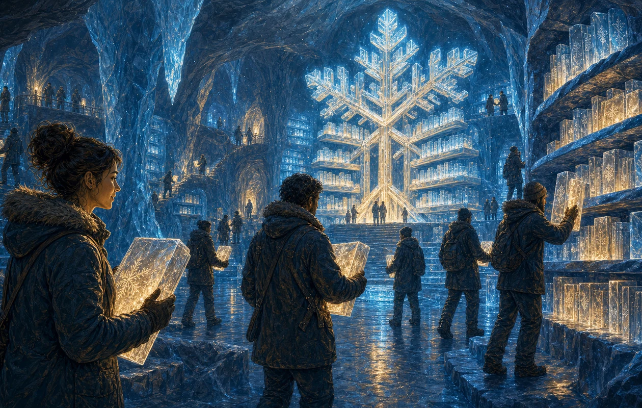 Editorial illustration of Snowflake in a practical workflow