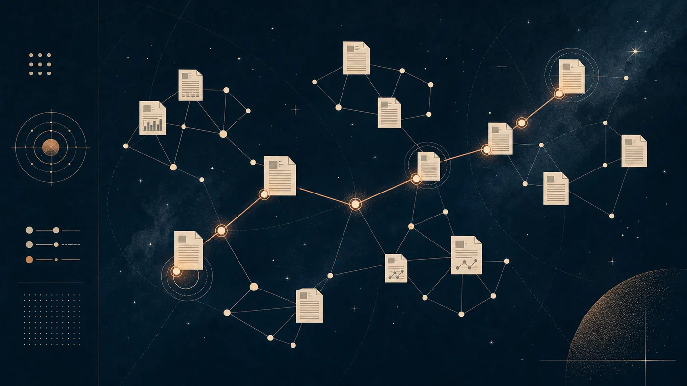 Illustration for Litmaps: citation network as a star map of research papers