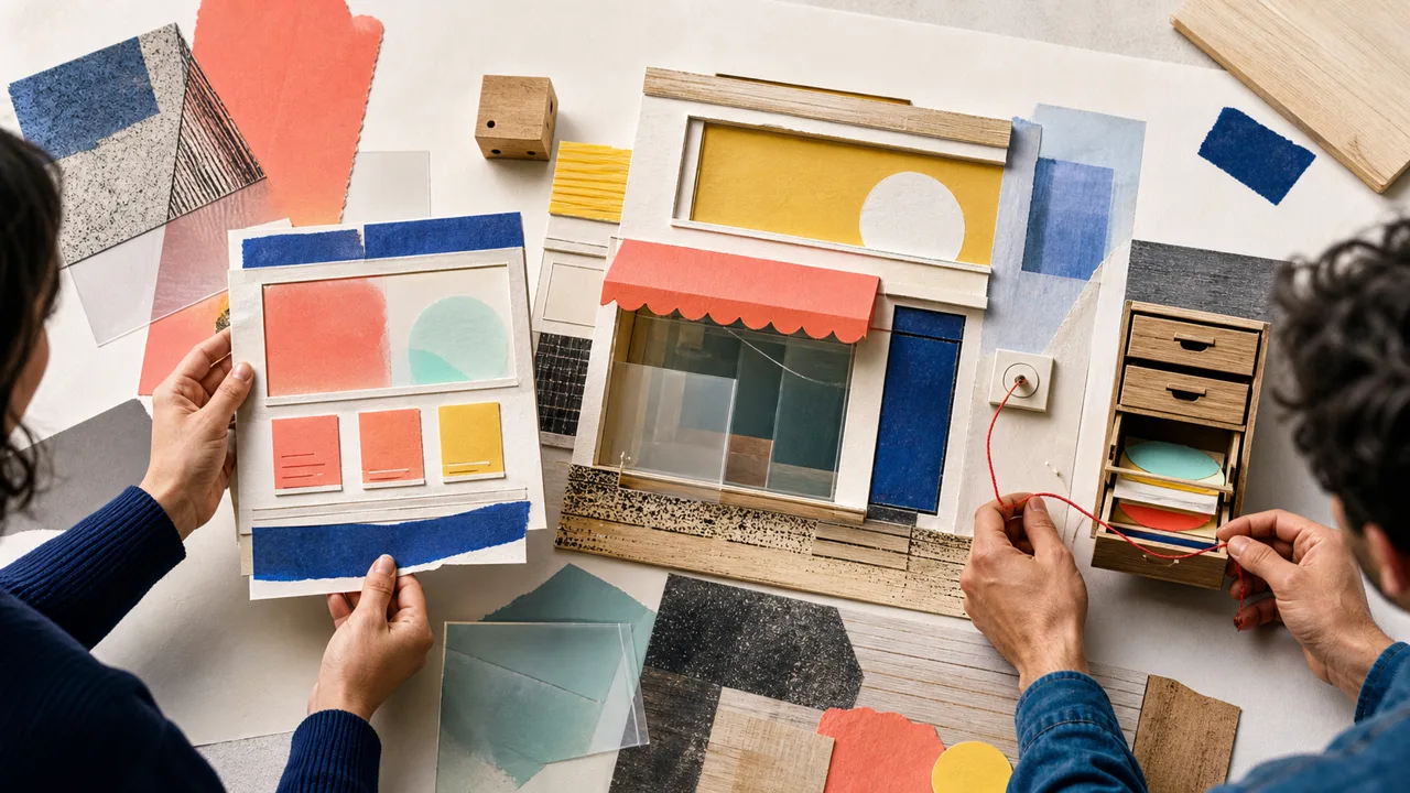 Designer and developer build a dynamic website together