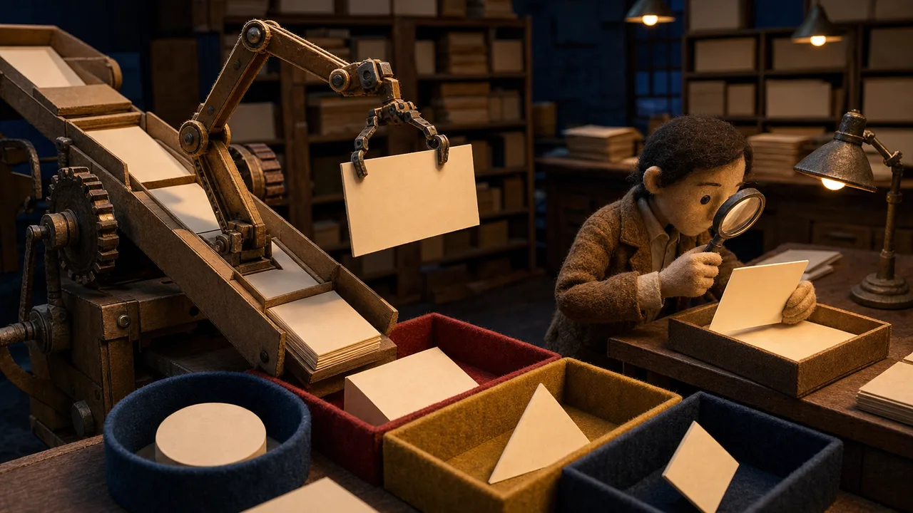 Automated document sorting with human exception review