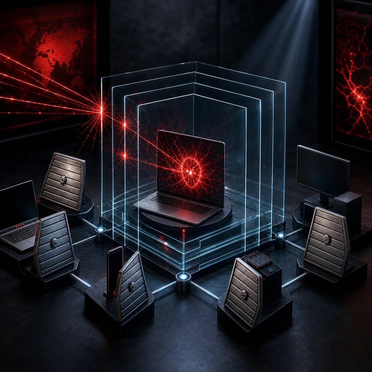 Redaktionelle Illustration zu CrowdStrike Falcon: Arbeitsprozess und Entscheidungskontext des Tools