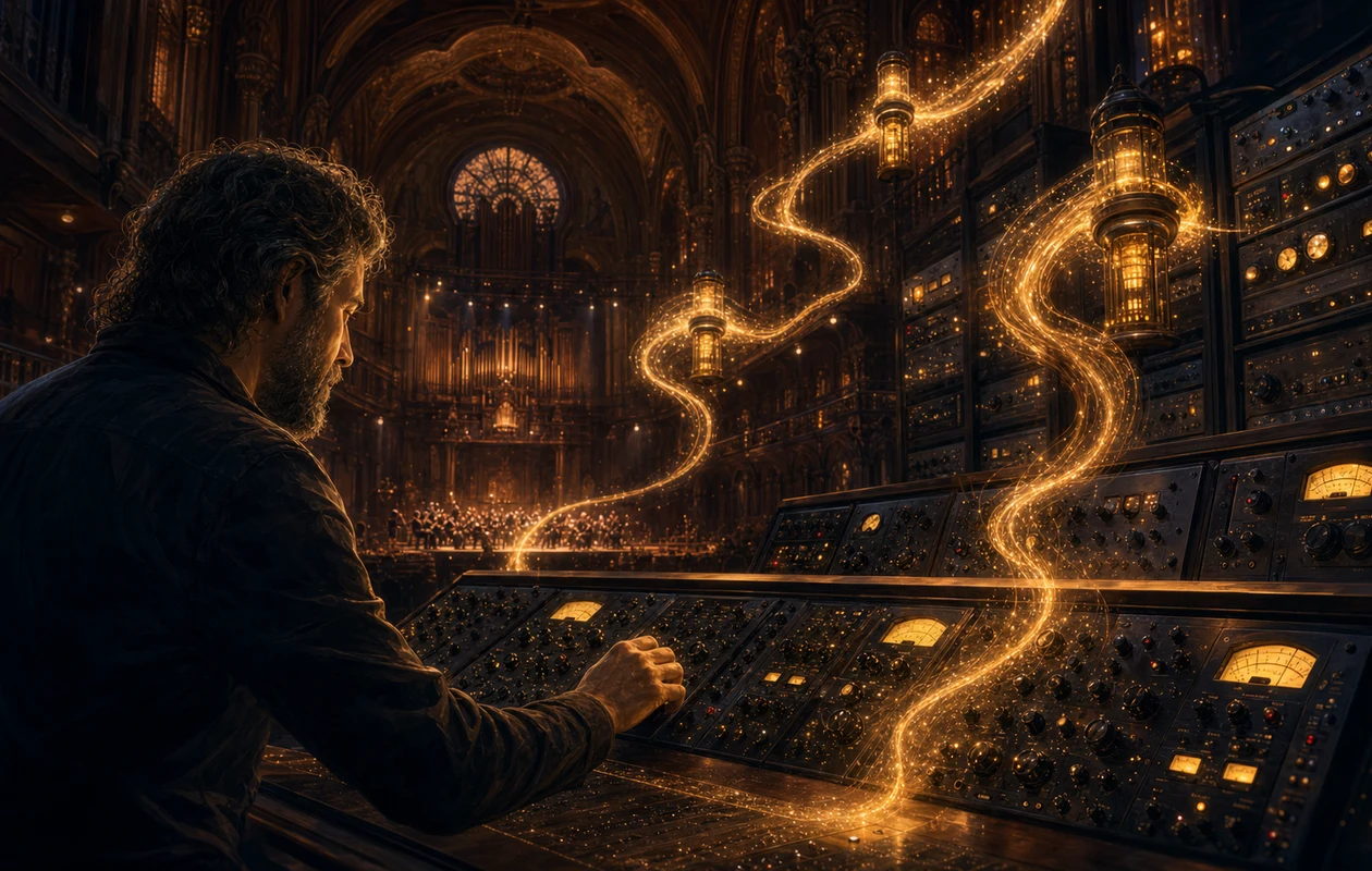 Illustration zu t-racks-von-ik-multimedia: Mastering im Konzertsaal