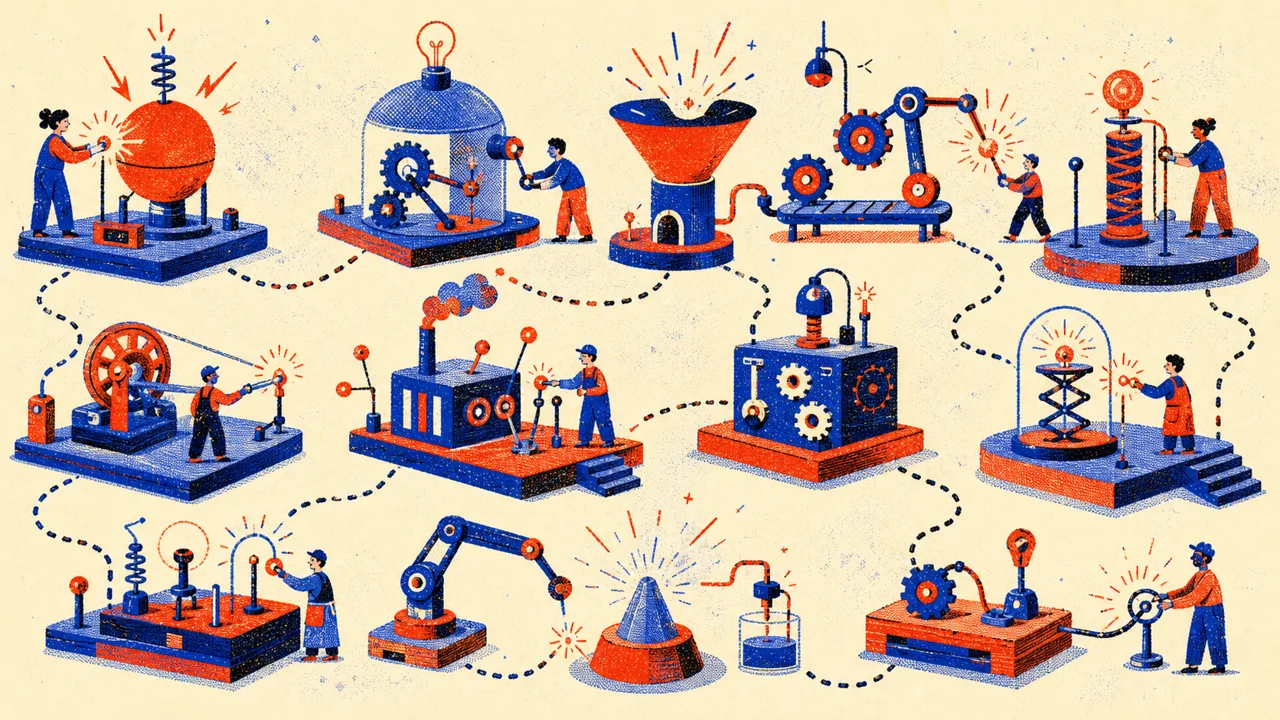 a two-color risograph workshop of independent event modules